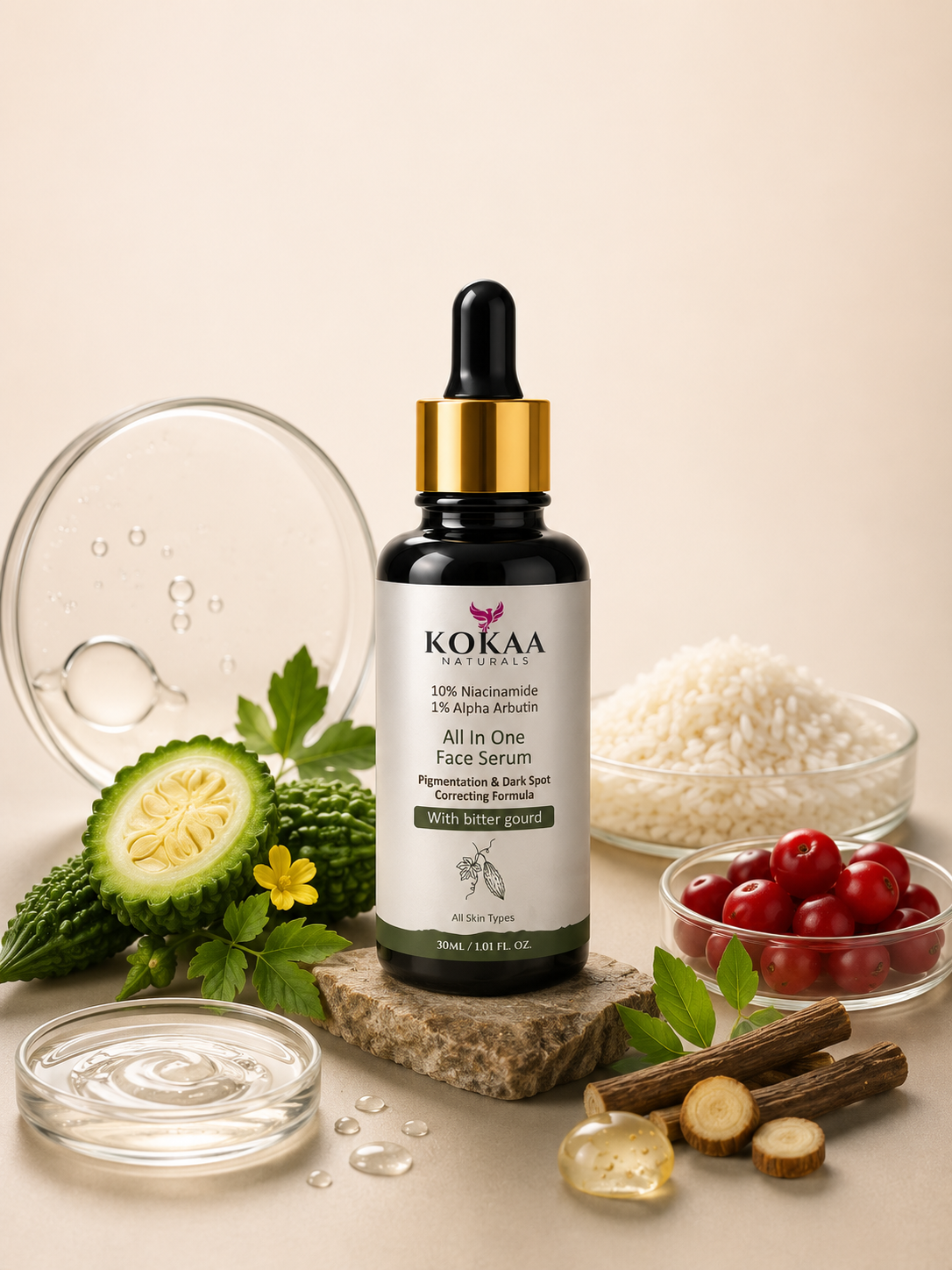 All-in-One Face Serum 10% Niacinamide + 1% Alpha Arbutin 30ml