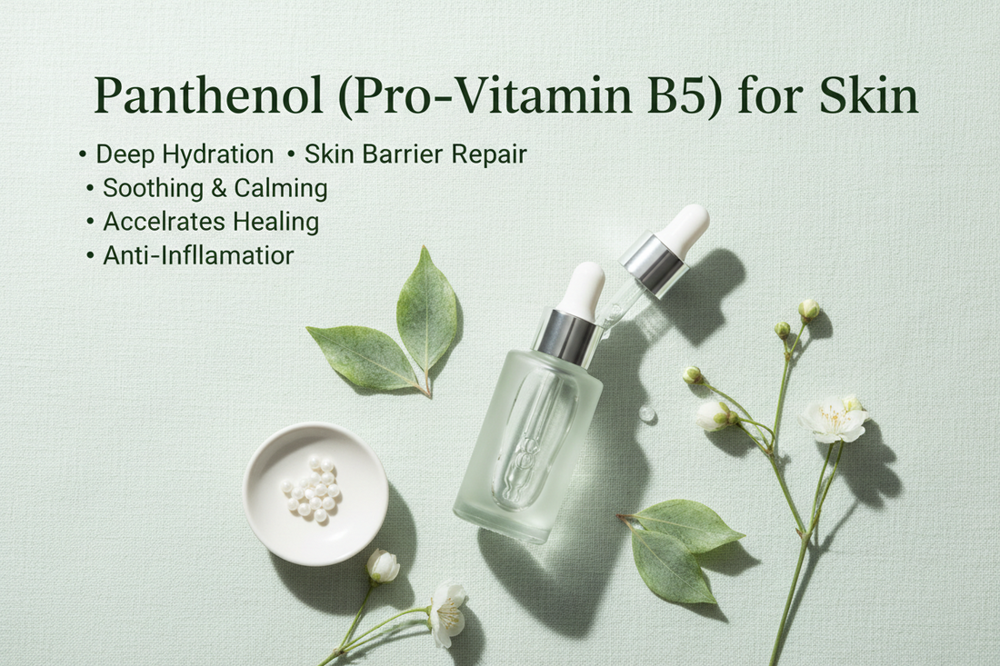 Panthenol (Pro-Vitamin B5) for Skin: Benefits, Uses & How to Add It to Your Skincare Routine