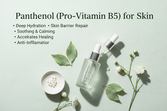 Panthenol (Pro-Vitamin B5) for Skin: Benefits, Uses & How to Add It to Your Skincare Routine