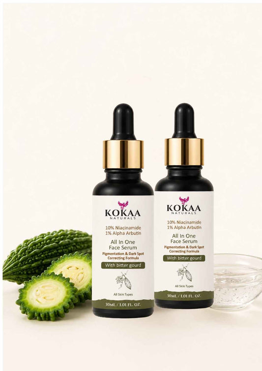 All-in-One Face Serum Duo 10% Niacinamide + 1% Alpha Arbutin