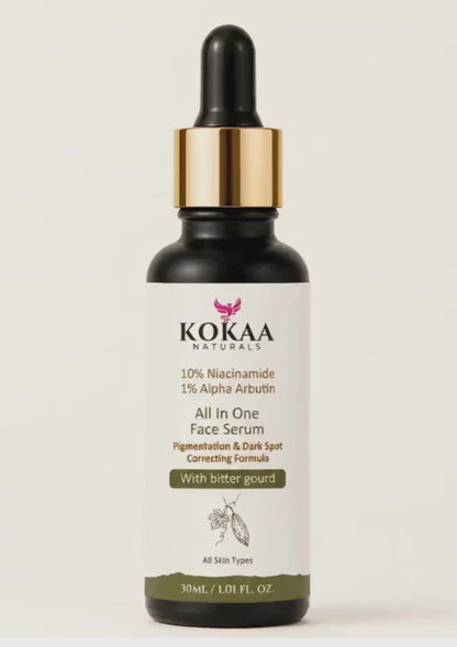 All-in-One Face Serum 10% Niacinamide + 1% Alpha Arbutin 30ml